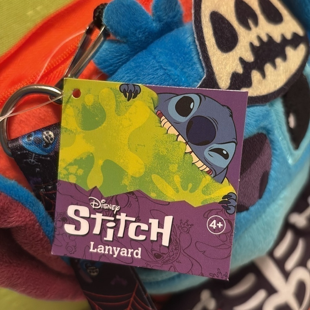 Disney Stitch Halloween Plush Lanyard - Picture 12 of 13
